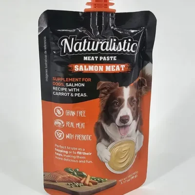 NATURALISTIC MEAT PASTE SALMON 90 GR