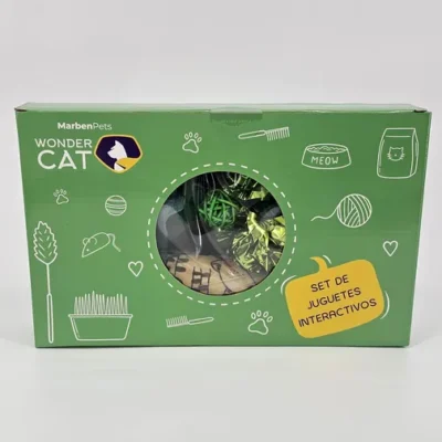 WONDER CAT SET JUGUETES VERDE 15 PIEZAS