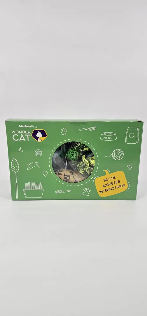 WONDER CAT SET JUGUETES VERDE 15 PIEZAS