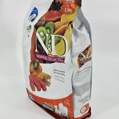 N&D TROPICAL SELECTION PERRO ADULTO MEDIANO SALMON 2.5 KG