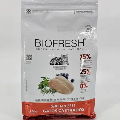 BIOFRESH GATO GRAIN FREE CASTRADO 1.5 KG