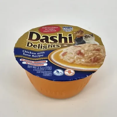 DASHI DELIGHTS POLLO CON ATUN 70 GR