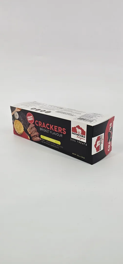 INDOMITABLE PATAGONIA CRACKERS BRISKET 130 GR