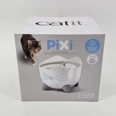CATIT PIXI FUENTE DE AGUA GATOS ACERO INOXIDABLE