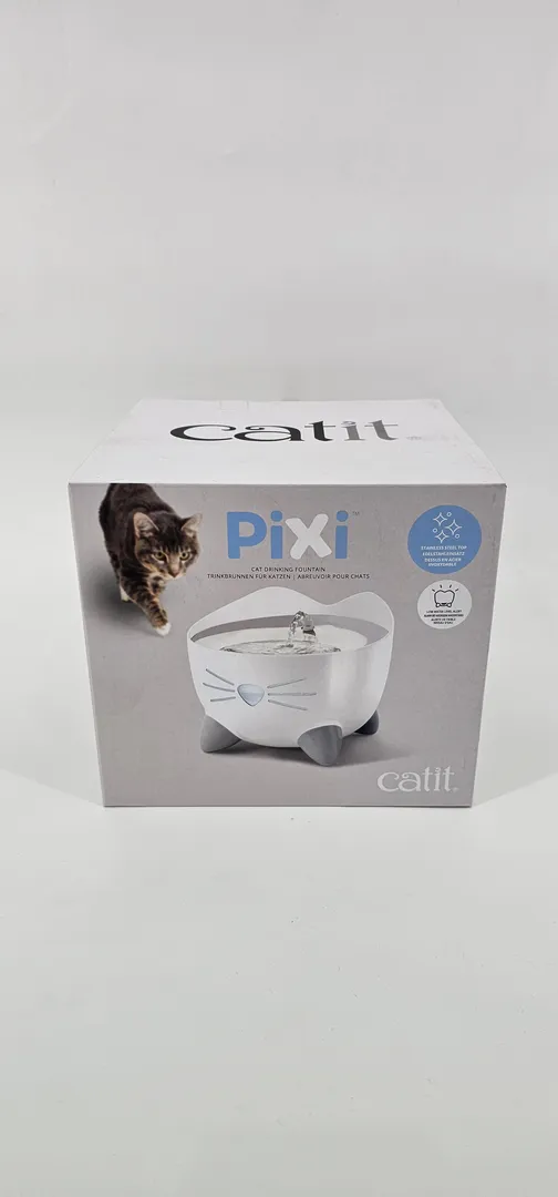 CATIT PIXI FUENTE DE AGUA GATOS ACERO INOXIDABLE