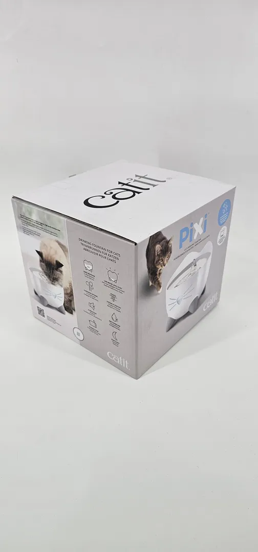 CATIT PIXI FUENTE DE AGUA GATOS ACERO INOXIDABLE - Imagen 2