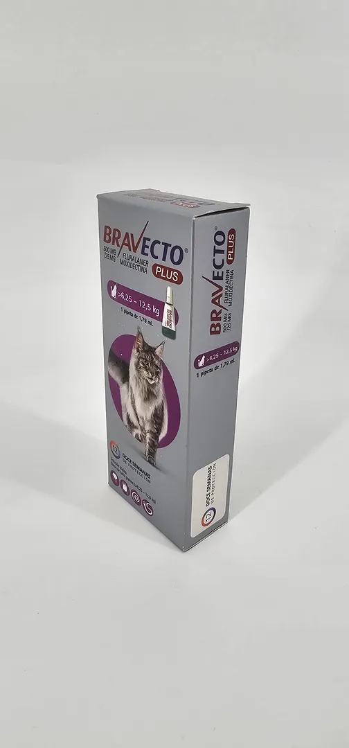 BRAVECTO PLUS GATOS 6.25 - 12.5 KG - Imagen 3