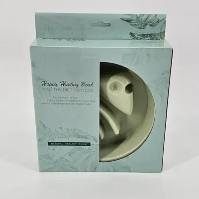 PLATO ALIMENTACION LENTA HAPPY HUNTING BOWL VERDE