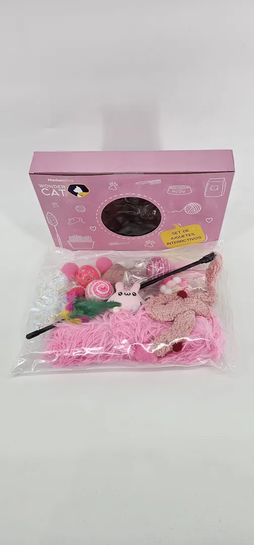 WONDER CAT SET JUGUETES ROSADO 14 PIEZAS - Imagen 3