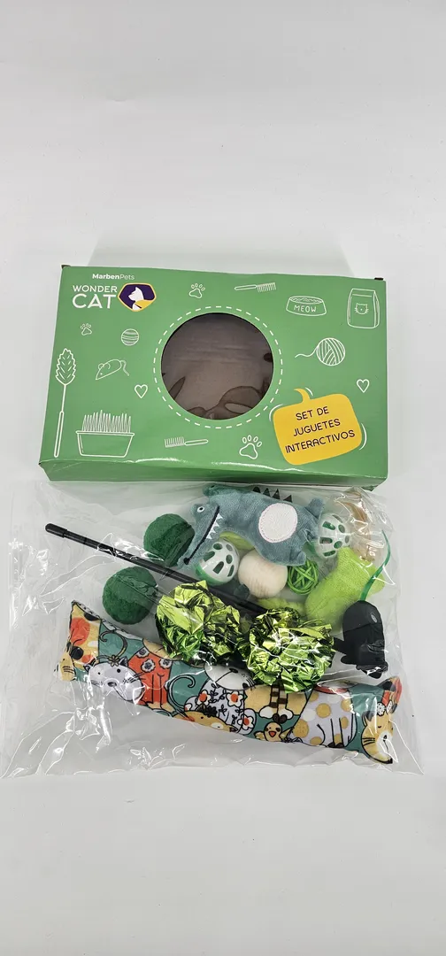 WONDER CAT SET JUGUETES VERDE 14 PIEZAS - Imagen 3