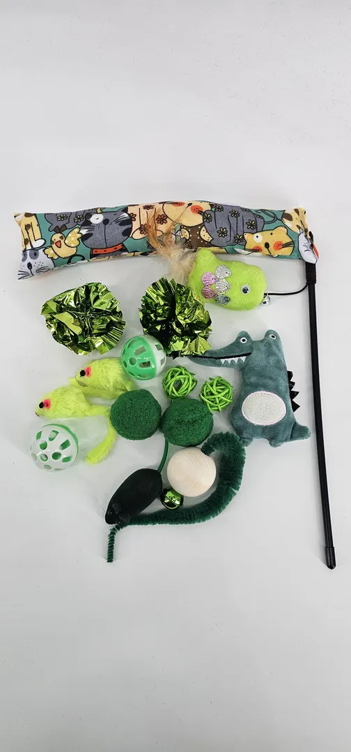WONDER CAT SET JUGUETES VERDE 14 PIEZAS - Imagen 4