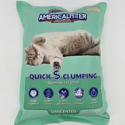 AMERICA LITTER QUICK CLUMPING SIN AROMA 2 KG