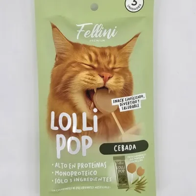FELLINI LOLLI POP GATO CEBADA X 3 (U)