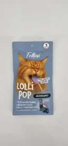 FELLINI LOLLI POP GATO ARANDANOS X 3 (U)
