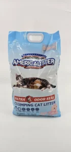 AMERICA LITTER ARENA SANITARIA AGLOMERANTE BABY POWDER 15 KG