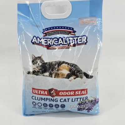 AMERICA LITTER ARENA SANITARIA AGLOMERANTE LAVANDA 7 KG